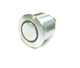 Osłona uszczelniona przełącznika przyciskowego MPB16 Chwilowy SPST Podświetlenie średnica wycięcia 16 mm Panel RS PRO
