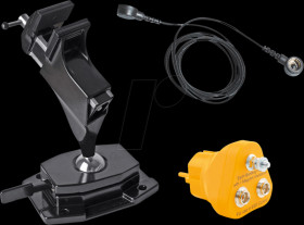 9-215-ESD-SET1 Ball joint vice with ESD protection kit, screw-on type