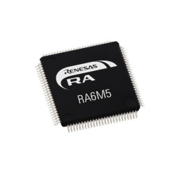Mikrokontroler Renesas Electronics RA6M5 QFP 100-pinowy Montaż powierzchniowy ARM Cortex M33 2.048 MB, 512 KB 32bit