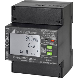 Gossen Metrawatt U2389-V025 Electricity Meter 3-Phase MID-Approved LCD