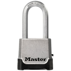 Master Lock M176EURDLH Excell&#x2122; 4-Digit Combi 56mm Padlock &#x2B; Override Key