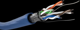 93265 Cat.5e network cable, F/UTP, CCA, 100 m, blue