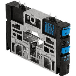 Pneumatyczne zawory elektromagnetyczne Festo 2x3/2-Way, Closed, Monostable G 1/8 24V dc