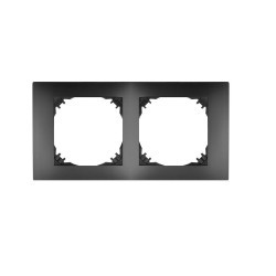 Vestra Ramka podwójna IP20 czarny 3872‑09