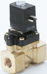 Zawór elektromagnetyczny 230 V AC Burkert 2-drogowy G żeńskie 1 cal 1cal NC