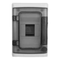 Rozdzielnica natynkowa HIGHT IP65 4 modułowa transparentne drzwi M-L 1x4 940.04