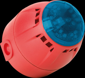 CH100DRBL Chiasso 100 Razor, red, blue lens, deep base