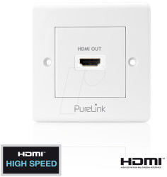 PI100 HDMI socket - 1 port - PureInstall series