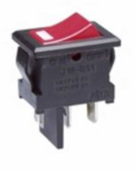 Przełącznik kołyskowy Wł.-wył. podświetlany SPST NKK Switches