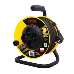 Przedłużacz bębnowy LIGHT 10m H05RR-F 3G1 4xGS /mały beben/ PZB1-40-10G/1