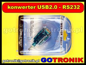 Kabel konwerter USB 2.0 - RS232