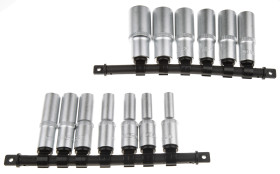 Zestaw nasadek rozmiar napędu 1/2 cala elementy: 13 RS PRO typ napędu Kwadratowy