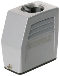 Grommet housing, size A15, die-cast aluminum, PG21, straight, longitudinal bow locking, IP65, 1663990000