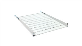 Półka 19 Cali 1U G/650 Szara (Ral 7035) Z Podporą Tn-19-650-1U-Gy