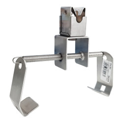 Uchwyt gąsiorowy uniwersalny sprężynowy niski STAL NIERDZEWNA 25910105