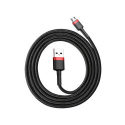 Kabel USB/MicroUSB 1m BASEUS QC3.0 2.4A Black+Red