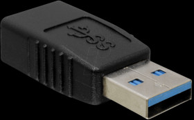 65174 Delock USB 3.0 A plug/socket adapter