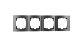 Logi Ramka Poczwórna Pionowa Grafit 021540041 25301