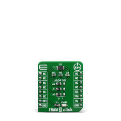 Zestaw badawczo-rozwojowe – pamięci, FRAM 3 Click, Mikroe-3817, rodzaj: Zestaw uruchomieniowy, EEPROM