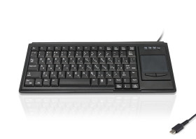 Klawiatura Touchpad przewodowa, kolor: Czarny, USB, QWERTY (cyrylica), Ceratech
