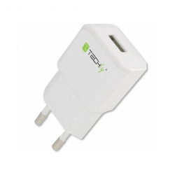 Sieciowa Ładowarka USB 5V 2.1A Slim Biała IPW-USB-21EC