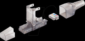 BS08-51002 RJ45 plug, Cat.6a, tool-less, UTP