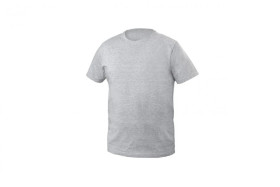 VILS t-shirt bawełniany szary melanż 2XL (56)