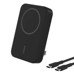 Belkin BoostCharge Pro Powerbank bezprzewodowy 10000 mah, 15w, Qi2, MagSafe, czarny
