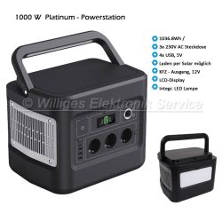 PATONA Platinum Powerstation Autarc 1000W