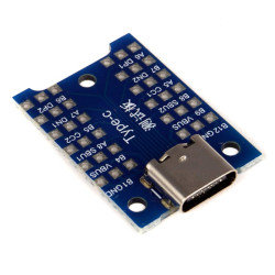 Gniazdo USB-C 3.1 port żeński 12 pin DIP na PCB