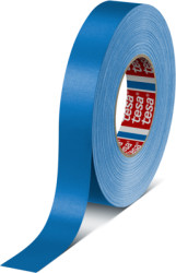Fabric tape, 25 x 0.31 mm, acrylic coated fabric, blue, 50 m, 04651-00515-00