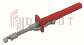 Chwytak z igłą, bezp. gn. 4mm CH163-R 10A CAT III 1000V