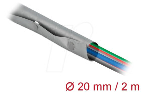 20726 Protective cable conduit with button fastening 2 m x 20 mm