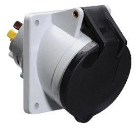 Gniazdo tablicowe Quick-Connect skośne 32A 4p 500V 7h IP44 12765