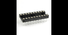 IC Socket 20 pin DIL narrow turned pin(W30520TTRC) - Winslow Adaptics