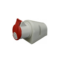 Gniazdo el. siłowe 32A 5P N/T IP44 3-fazowe nadtynkowe