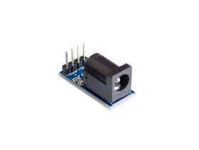 DC 2.1 / 5.5 mm Socket with LED - Power Socket Module for Breadboards