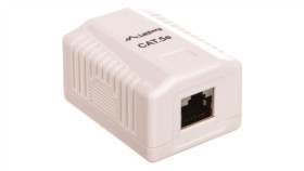 Gniazdo Teleinformatyczne Natynkowe Ftp 1Xrj45 Kat.5E Os5-0001-W