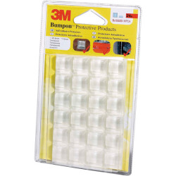 3M&#x2122; SJ 5323 MPCB Bumpon TRN Polyurethane Rubber Foot 20.6mm x 7.6mm - 12pc