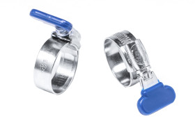 Opaska zaciskowa średnica wew 35 → 50mm ślimakowa RS PRO Stal miękka ocynkowana szerokość 12mm