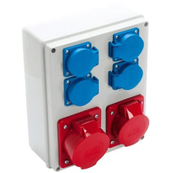 VIPLAST Rozdzielnica Gniazdo 32/5 + 16/5 + 4x250V
