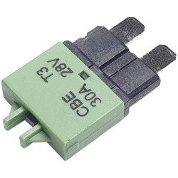 Hansor CBE3 Series Circuit Breaker 30A Green Manual Reset Mini Blade Type