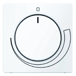 Element centralny z pokrętłem regulacyjnym do regulatora obrotów śnieżnobiały aksamit Q.1 11376079