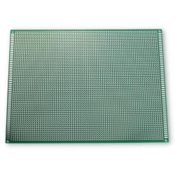 Single-sided prototype PCB board 15×20 cm, 4218 holes, 2.54 mm pitch.