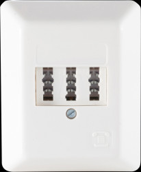 BS74040W Telephone socket, TAE NFN, white, AP