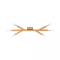 Lampa sufitowa z jasnego drewna NOBLE Biały / sosna 6xG9 4525 TK Lighting