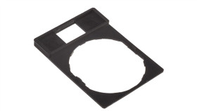 Szyld Opisowy 30X40mm Do Etykiet 8X27mm Czarny 22Mm Prostokątny Zbz32 /10Szt./