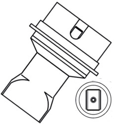 Dysza do rozlutowywania, seria: ND, numer: ND15, rozmiar: 19 x 12mm,