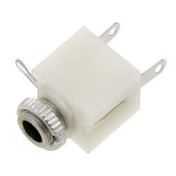 Gniazdo Jack 3,5 stereo montaż do obudowy kwadrat / GNI0035