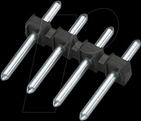 252-902 Solder pin strips, RM 3.5, 2-pin